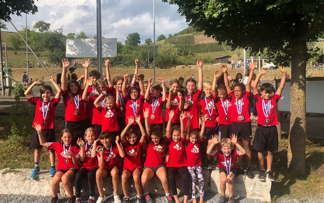 Die Jugend des STV Herznach nahm am Kantonalfinal-Aargau-Swiss-Athletics Sprint, an den Fricktal Games und am Final des UBS Kids Cup teil